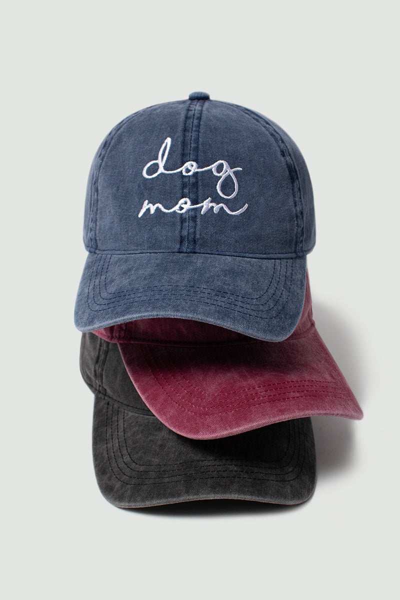 Dog mom baseball hat online