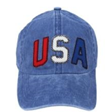 LCAP1282 - USA EMBROIDERED PIGMENT HAT