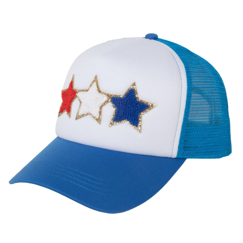 FWCAPM578 - AMERICANA CHENILLE TRUCKER HAT