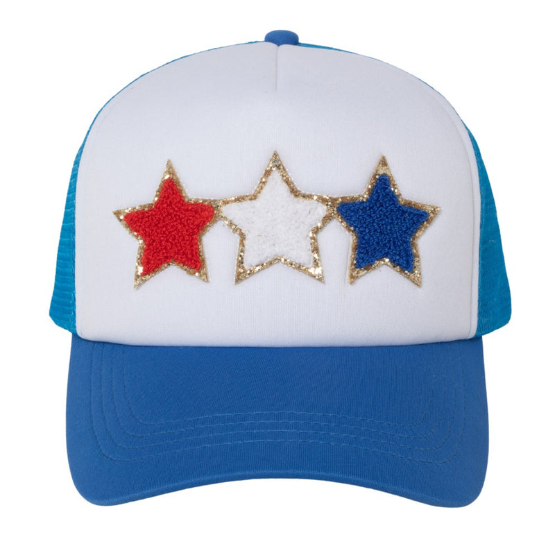 FWCAPM578 - AMERICANA CHENILLE TRUCKER HAT