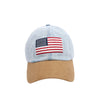 FWCAP7044 - PRINT AMERICANA FLAG BASEBALL CAP