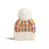 ABB0802 - CHUNKY KNIT BEANIE WITH FAUX POM AND LINING