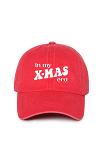 In my X-Mas Era Embroidered Hat