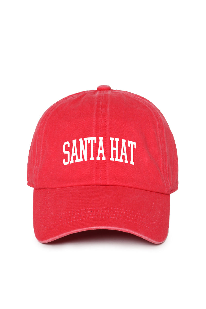 Santa Hat Embroidered Baseball Hat