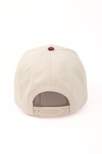 Plaid Brim Two Tone 5 Panel Cap