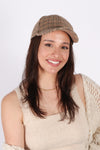 Plaid Woven Baseball Cap