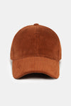 Solid Corduroy Baseball Cap