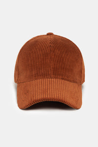 Solid Corduroy Baseball Cap