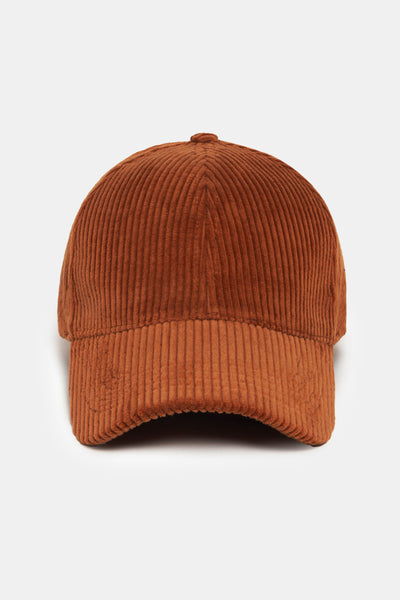 Solid Corduroy Baseball Cap