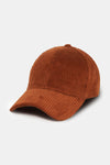 Solid Corduroy Baseball Cap