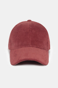 Solid Corduroy Baseball Cap