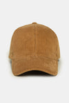 Solid Corduroy Baseball Cap