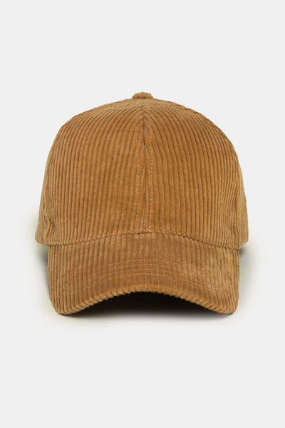 Solid Corduroy Baseball Cap