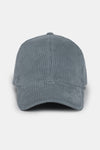 Solid Corduroy Baseball Cap