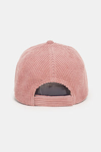 Solid Corduroy Baseball Cap