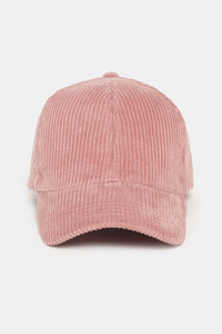 Solid Corduroy Baseball Cap