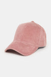 Solid Corduroy Baseball Cap