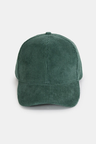 Solid Corduroy Baseball Cap