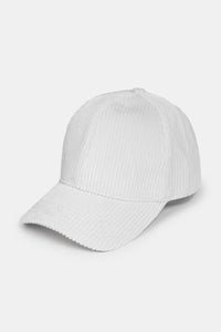 Solid Corduroy Baseball Cap