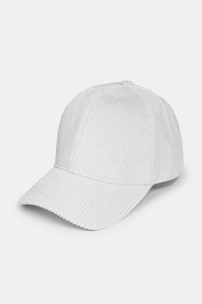 Solid Corduroy Baseball Cap
