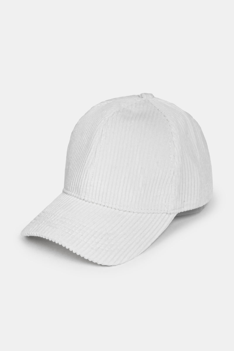 Solid Corduroy Baseball Cap