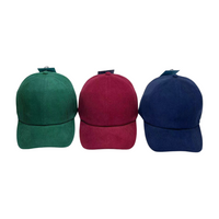 FWCAP1467 - Solid Corduroy Baseball Hat