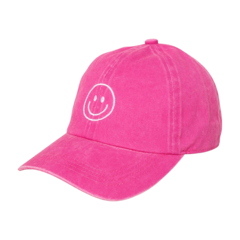 FWCAP1619 - Smiley Outline Baseball Cap