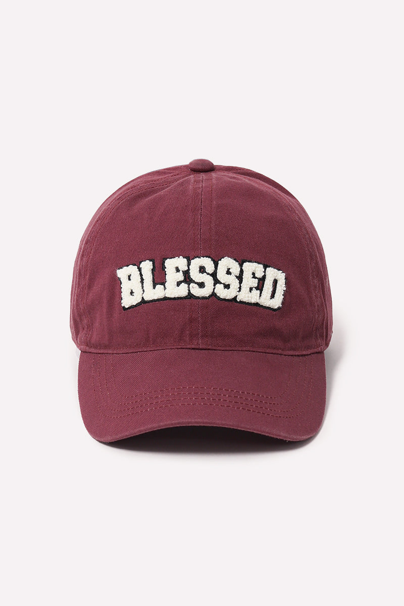 FWCAP2211 - Chenille Blessed Baseball