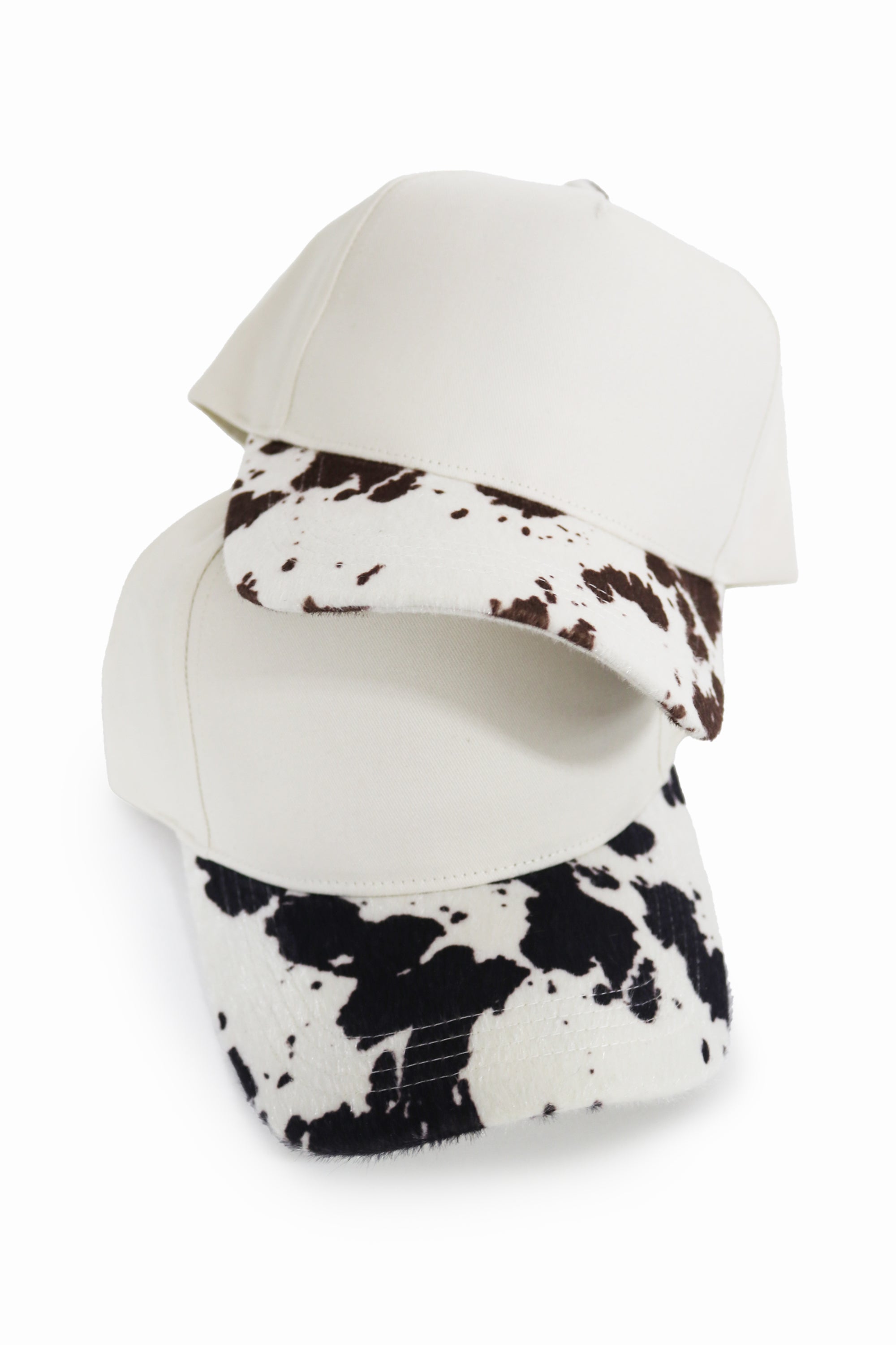 Animal Print Two Tone 5 Panel Cap