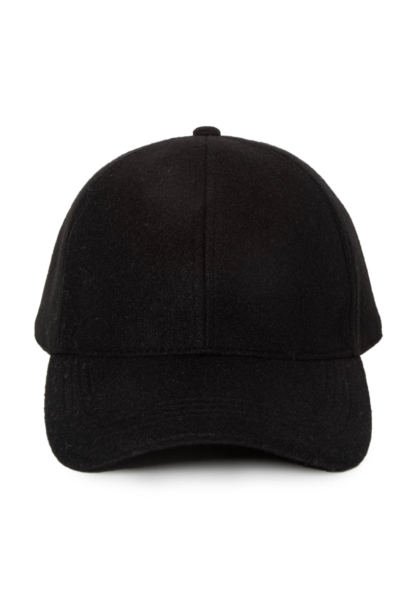FWCAP3114 - Solid Wool Touch Baseball Cap