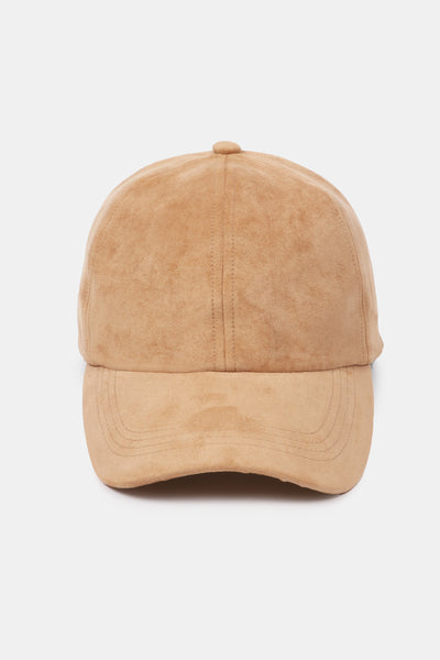 Suede Baseball Cap