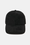 Suede Baseball Cap