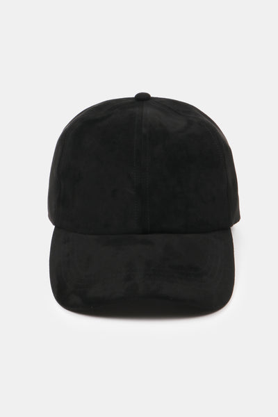 Suede Baseball Cap