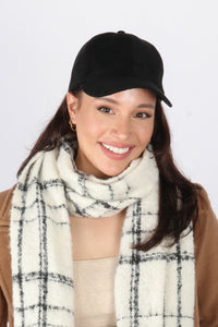 Suede Baseball Cap