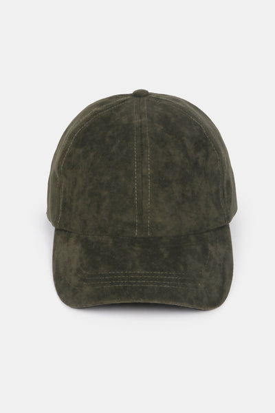 Suede Baseball Cap