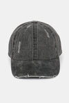 Pigment Wash Distressed Baseball Cap