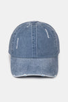 Pigment Wash Distressed Baseball Cap