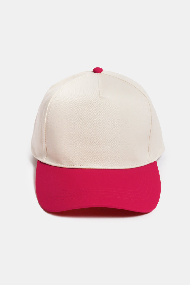 Two-Tone 5 Panel Baseball Cap