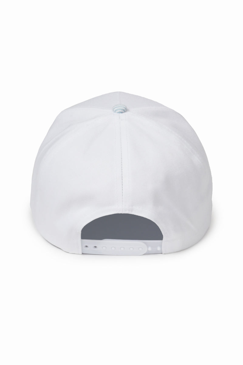 Stripe Brim 5-Panel Baseball Cap