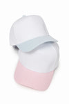 Stripe Brim 5-Panel Baseball Cap
