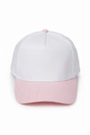 Stripe Brim 5-Panel Baseball Cap