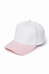 Stripe Brim 5-Panel Baseball Cap