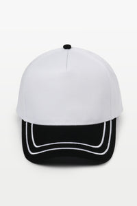 Retro Stripe 2-Tone 5-Panel Cap