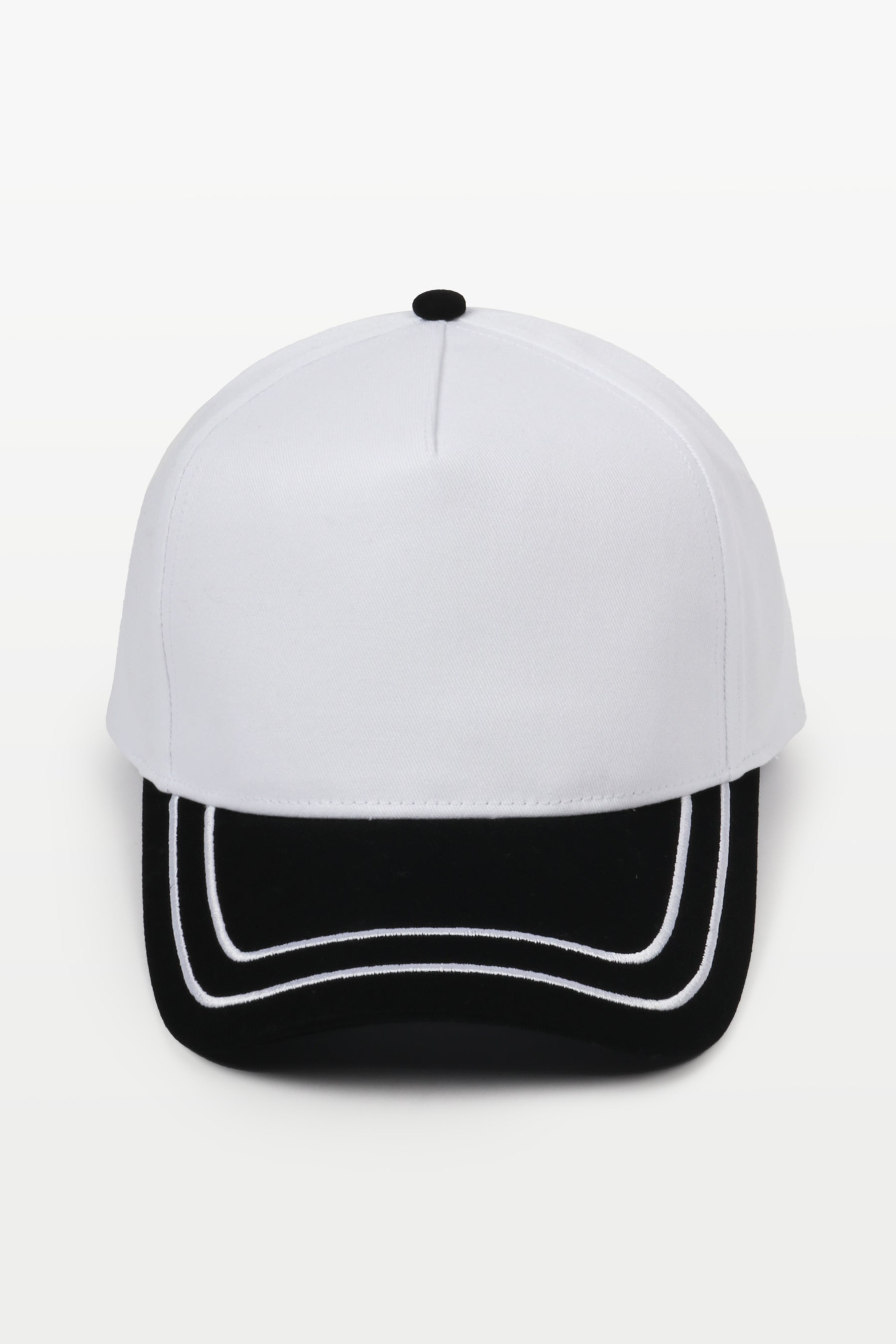 Retro Stripe 2-Tone 5-Panel Cap