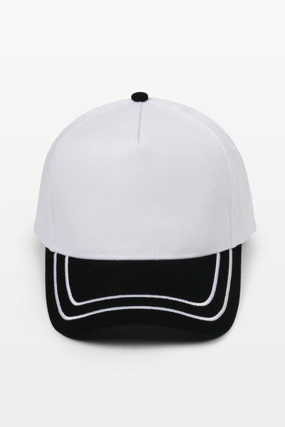 Retro Stripe 2-Tone 5-Panel Cap