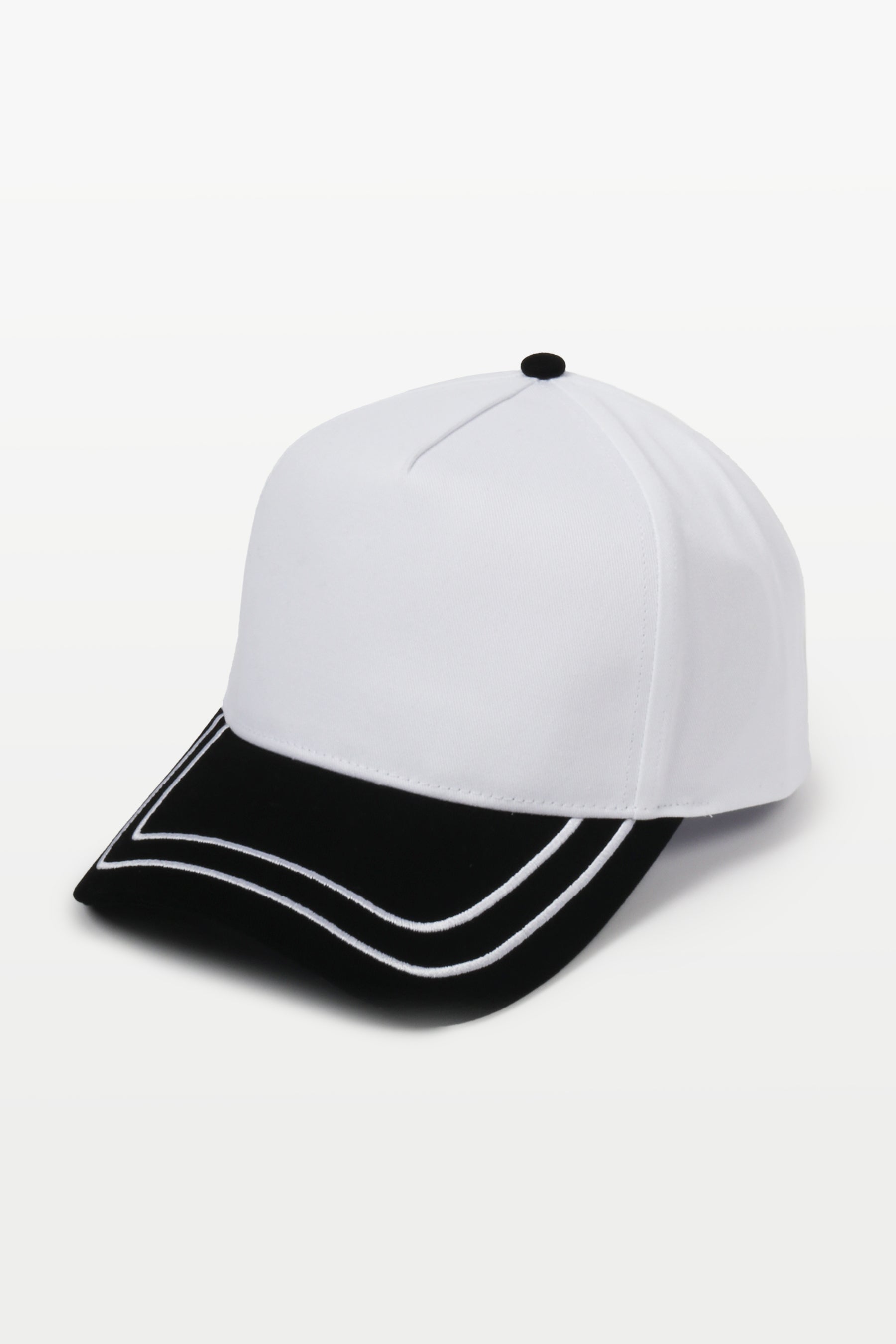 Retro Stripe 2-Tone 5-Panel Cap