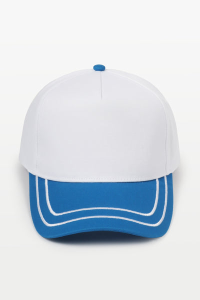Retro Stripe 2-Tone 5-Panel Cap