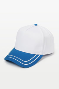Retro Stripe 2-Tone 5-Panel Cap