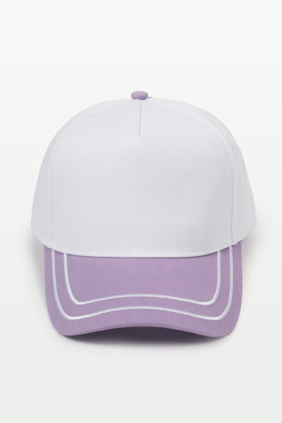 Retro Stripe 2-Tone 5-Panel Cap