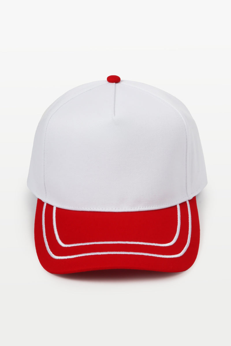 Retro Stripe 2-Tone 5-Panel Cap